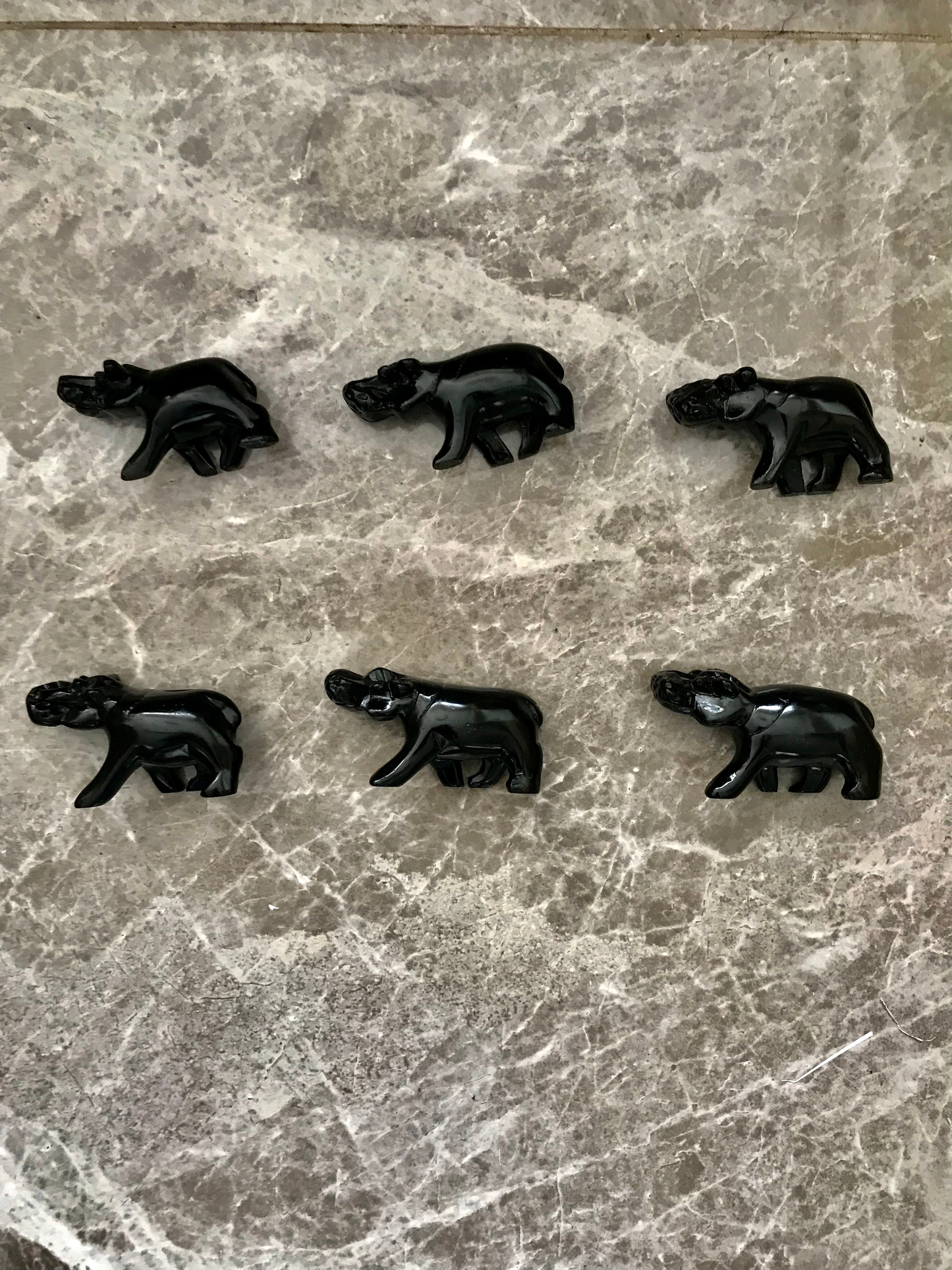 Handcrafted Natural Hippo Soapstone Sculpture – Price Per Size
