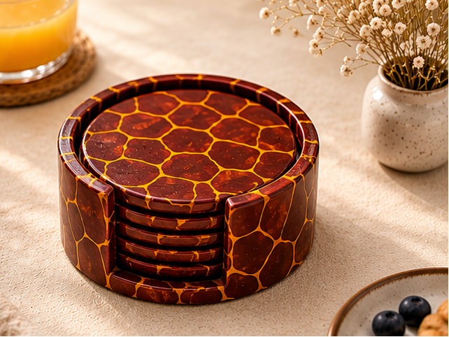 Wooden coasters