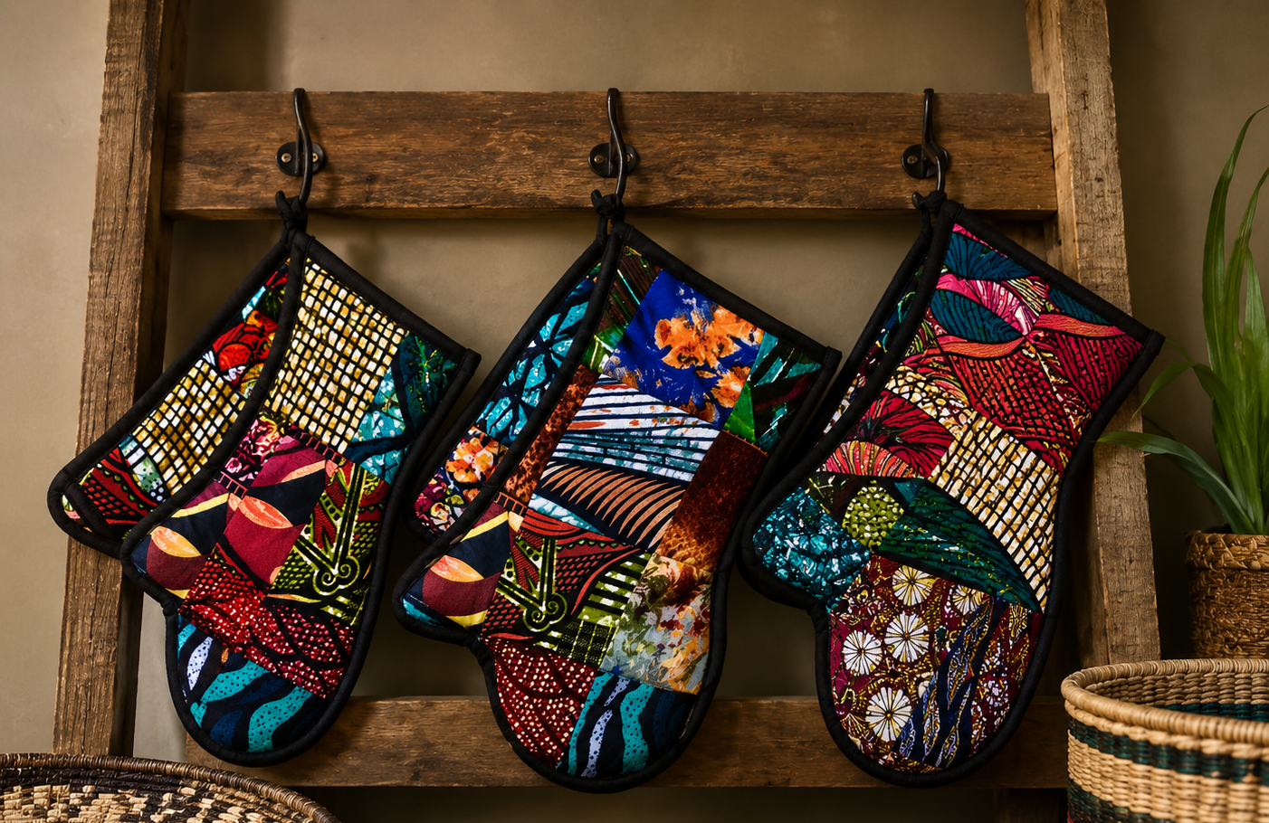 Ankara Oven Gloves