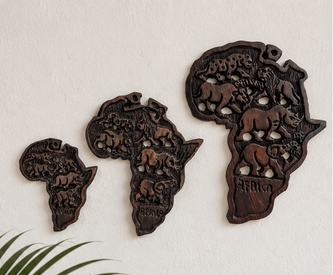 Africa Maps Wall Decor
