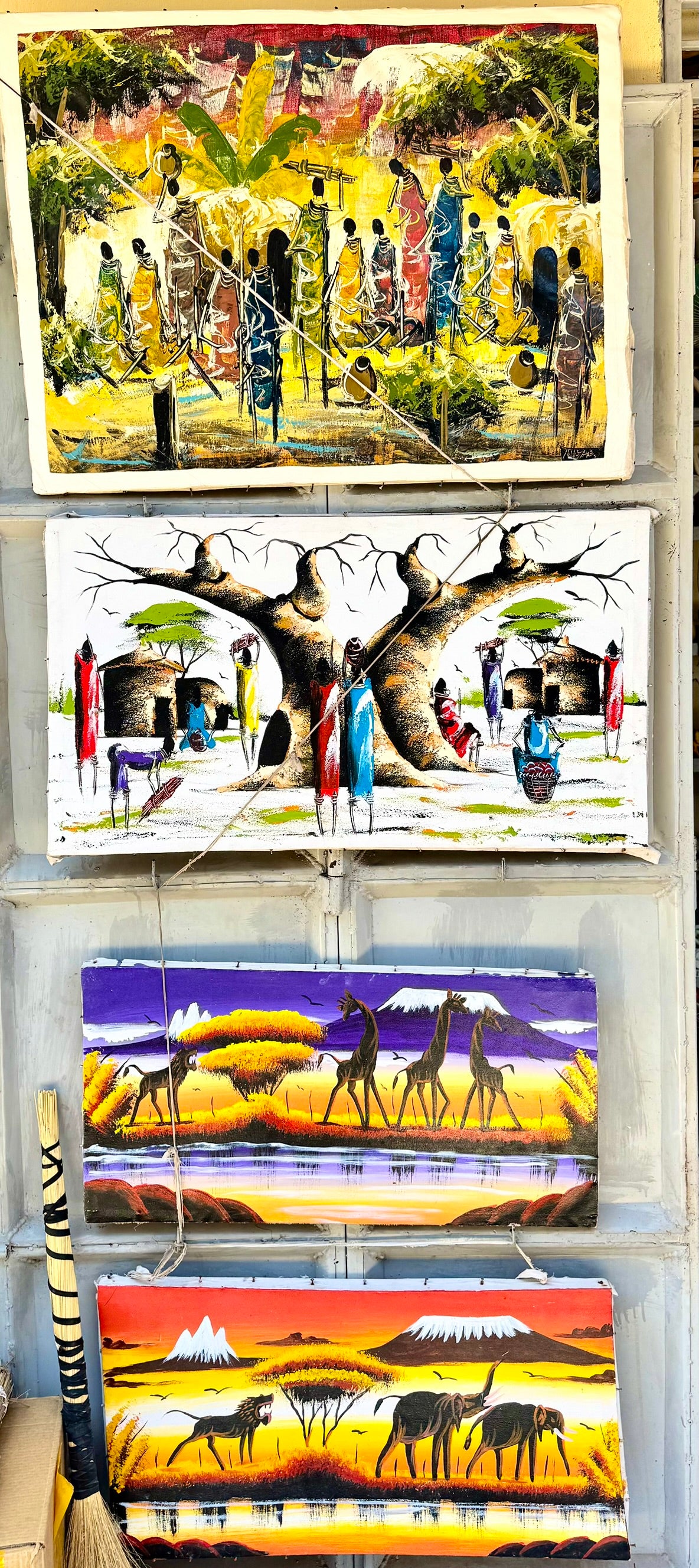African Culture & Wildlife Series Paintings