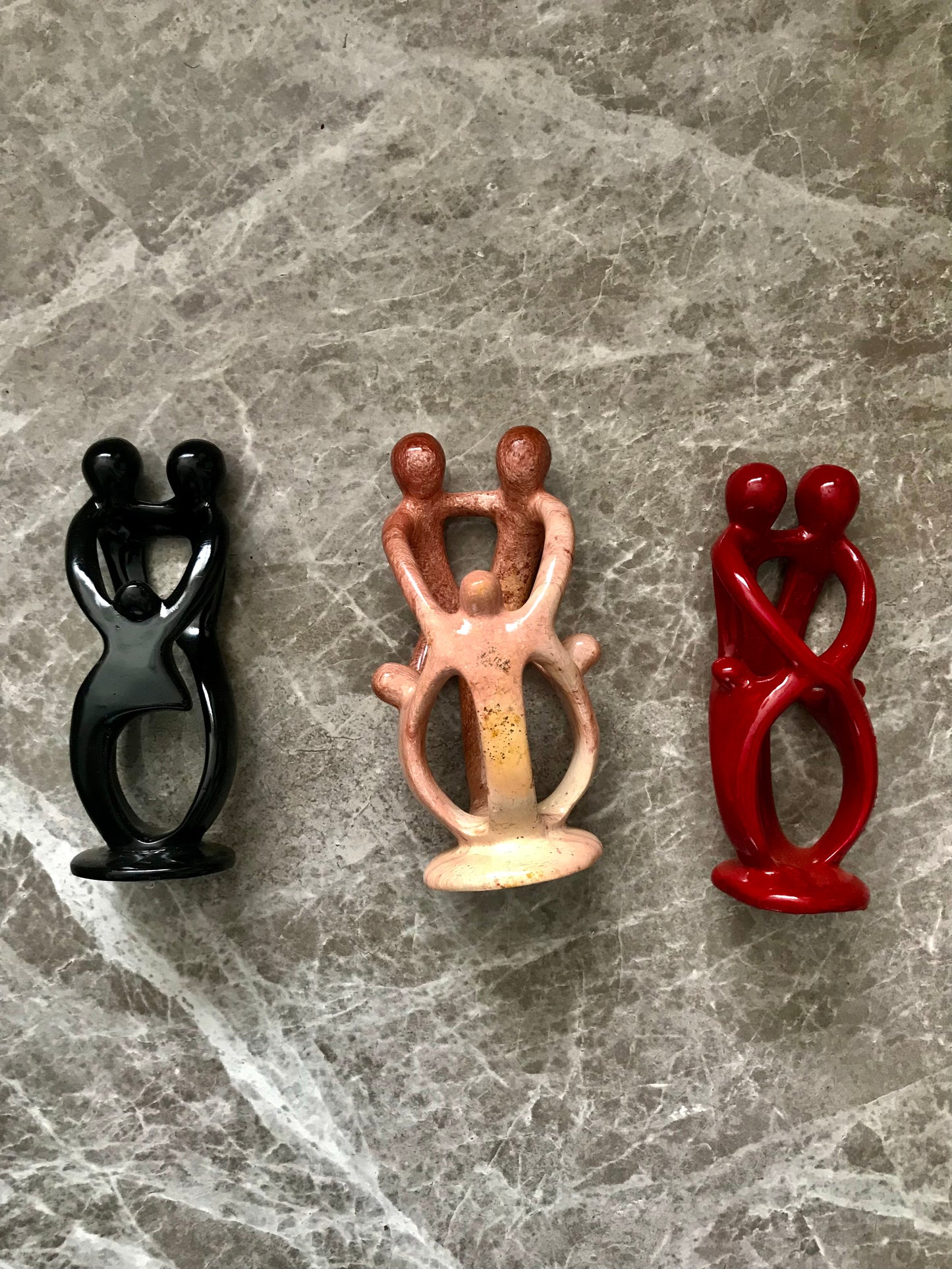 Handcrafted Family Soapstone Sculpture