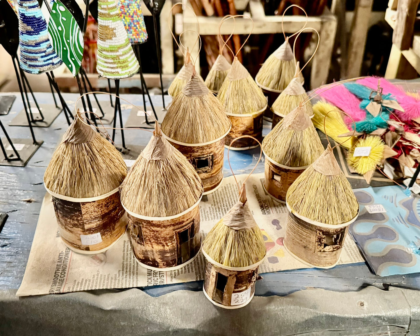 Banana Fiber Huts