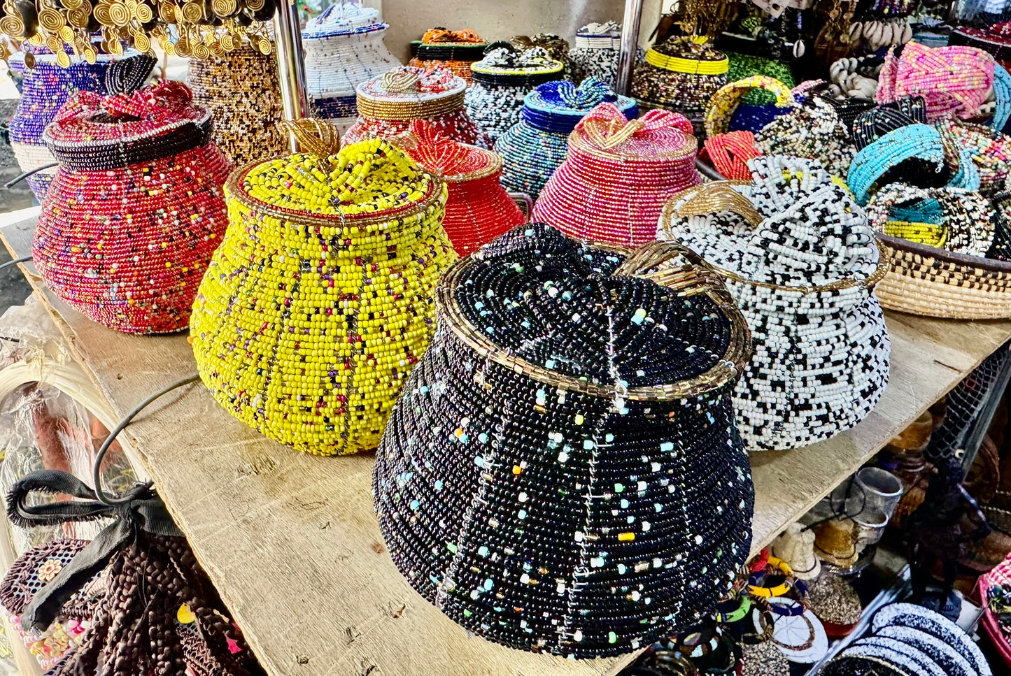 Handmade Beaded Jewelry Boxes