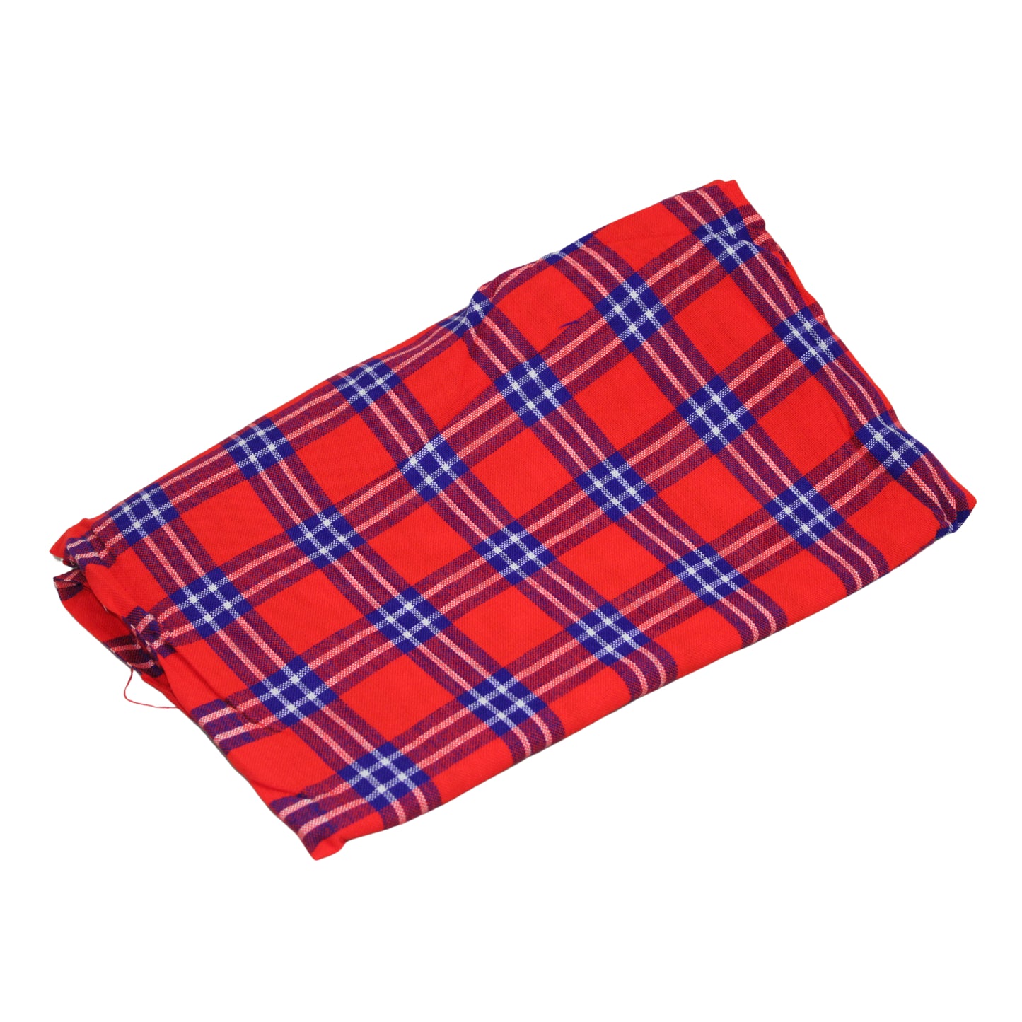 Maasai Shuka – Red & Black Check (1.5 x 2M)