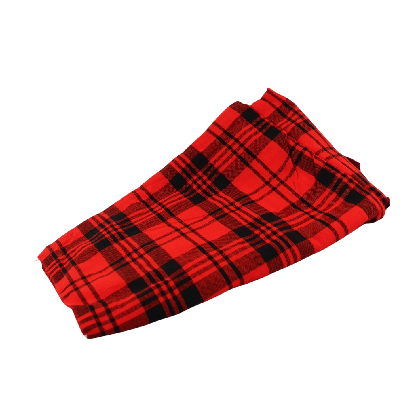 Maasai Shuka – Red & Black Check (1.5 x 2M)