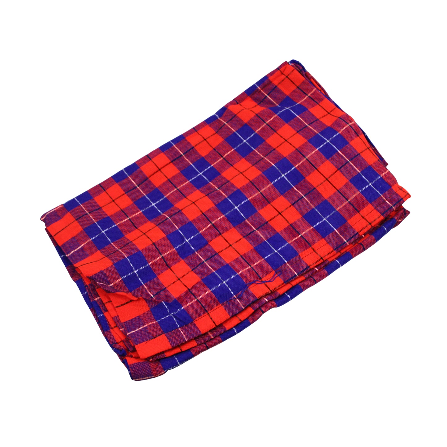 Maasai Shuka – Red & Black Check (1.5 x 2M)