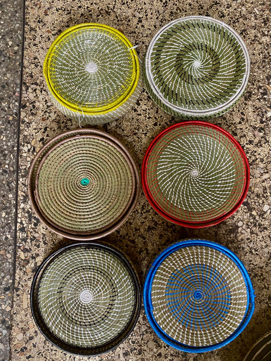6-Piece Handmade Sisal Table Mat Set
