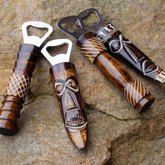 Batik Bone Bottle Opener – African Artisanal Design(Per Piece)