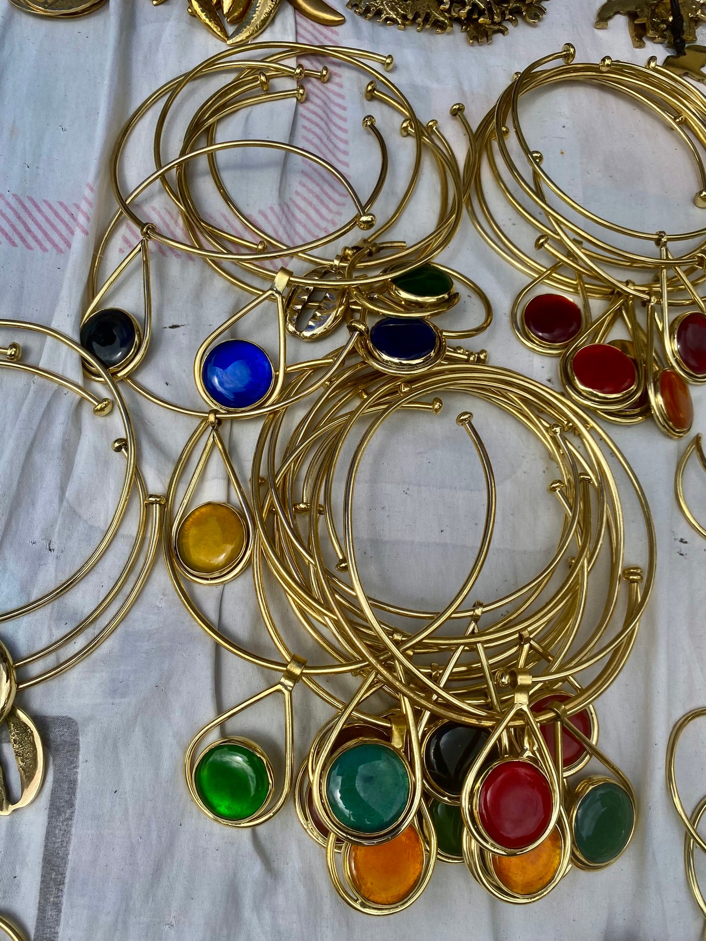 Brass & Glass Necklace
