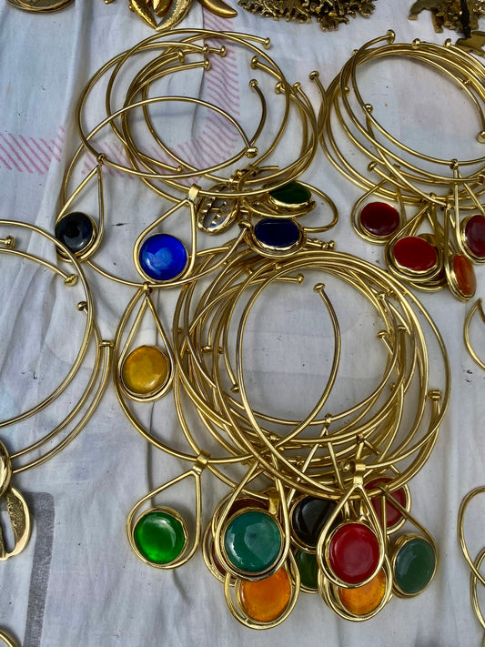 Brass & Glass Necklace