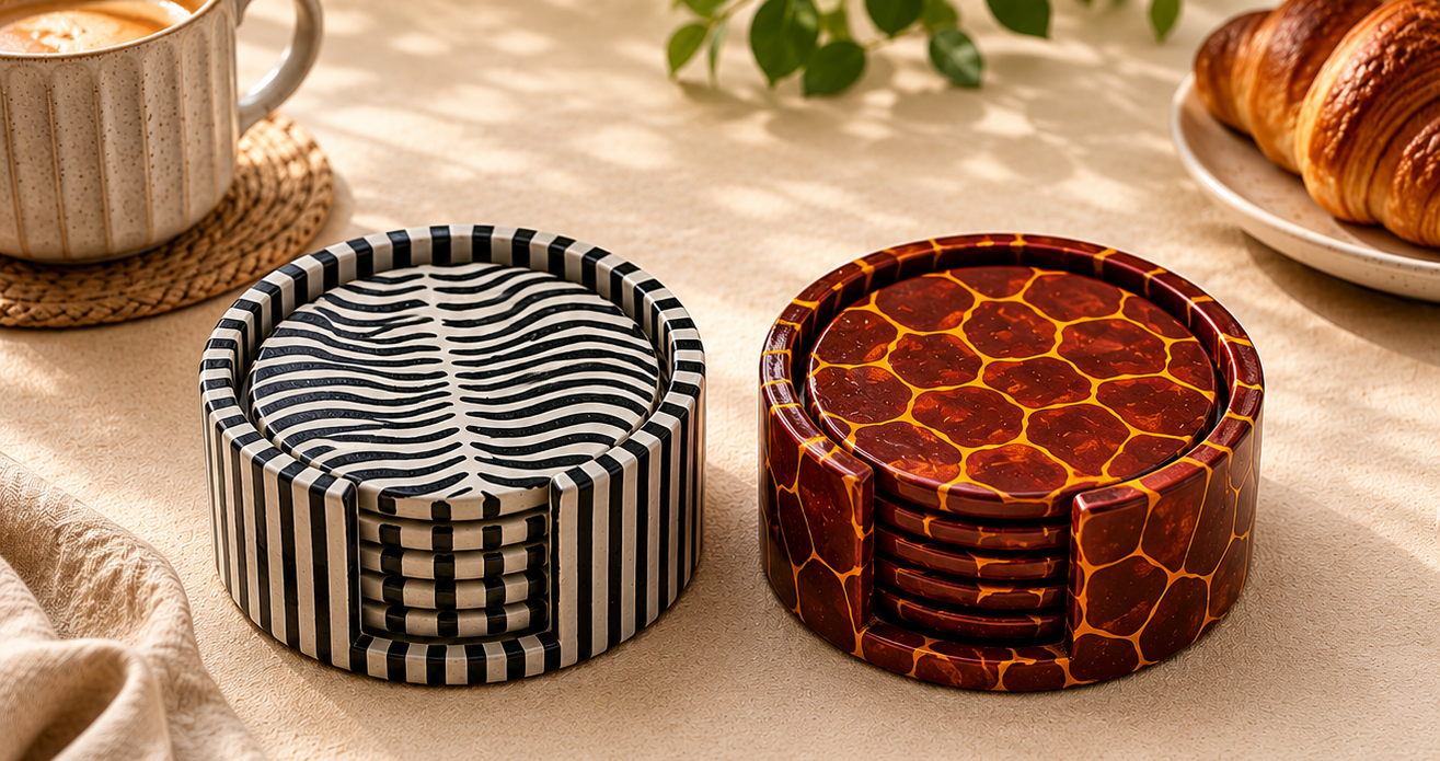Wooden coasters
