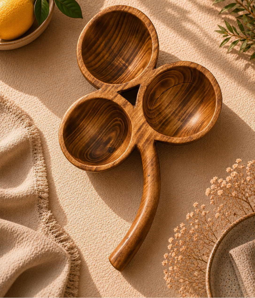Wooden Bowl Collection, Assorted Shapes