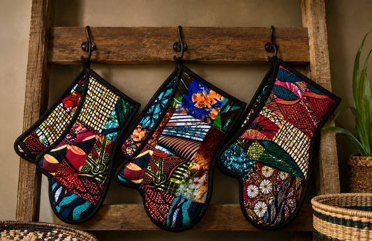 Ankara Oven Gloves