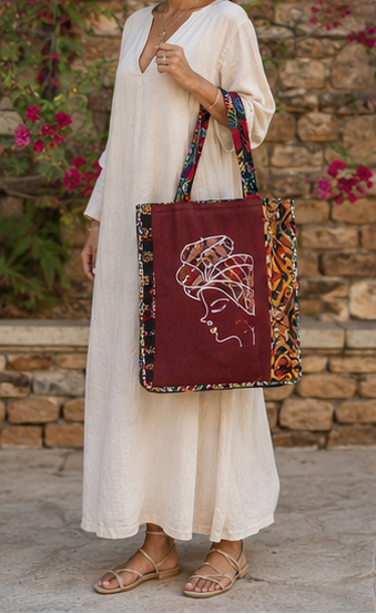 Ankara Fabric Tote Bag