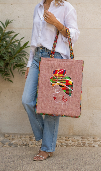 Ankara Fabric Tote Bag