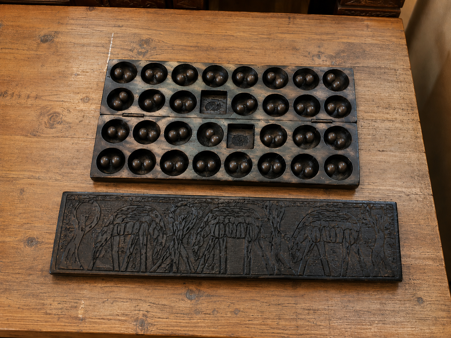 Ajua Game Board – Handcrafted Hardwood