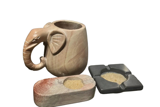 Soapstone Elephant Mug