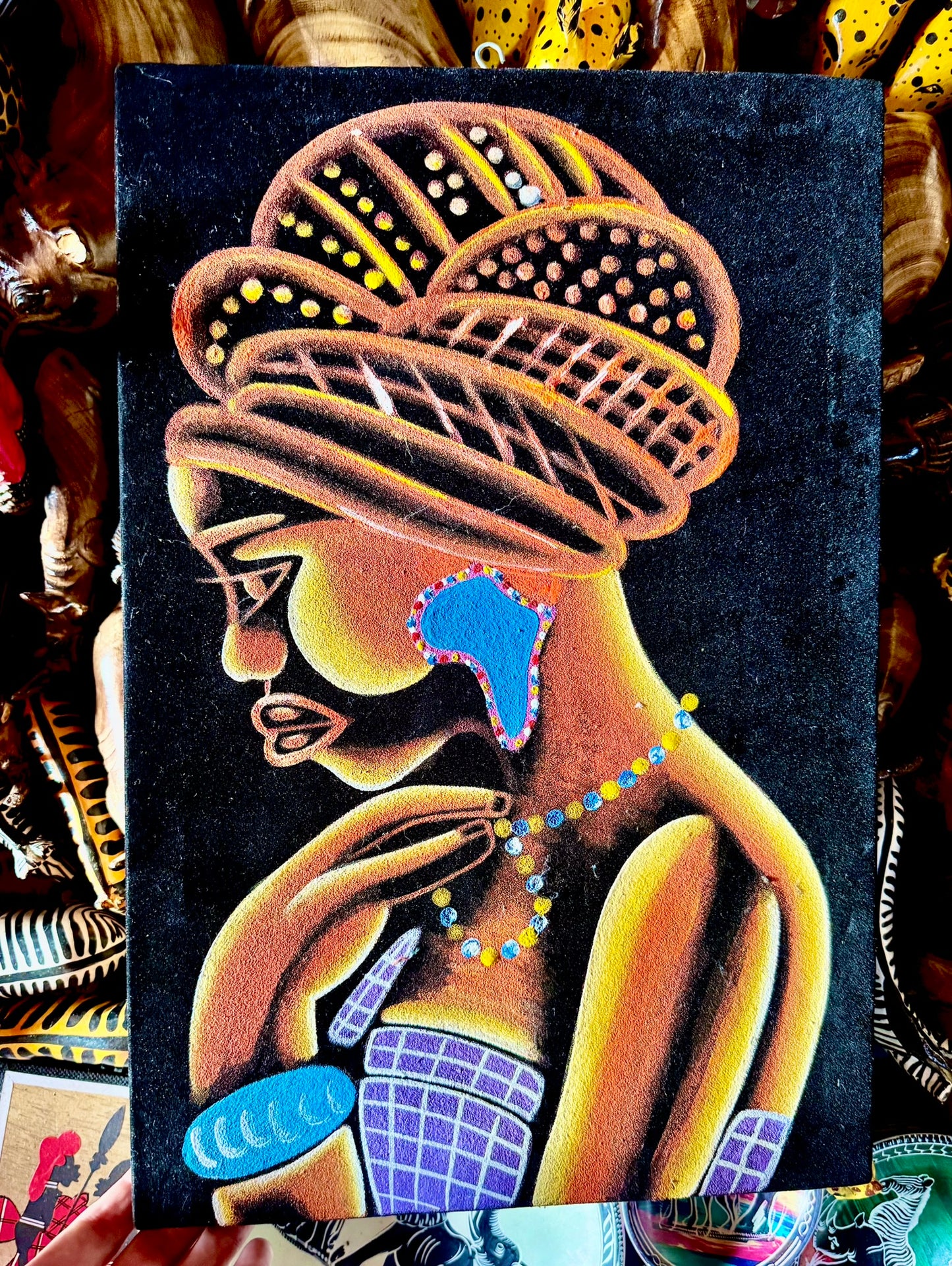 Grace of the Motherland – Afrocentric Painting