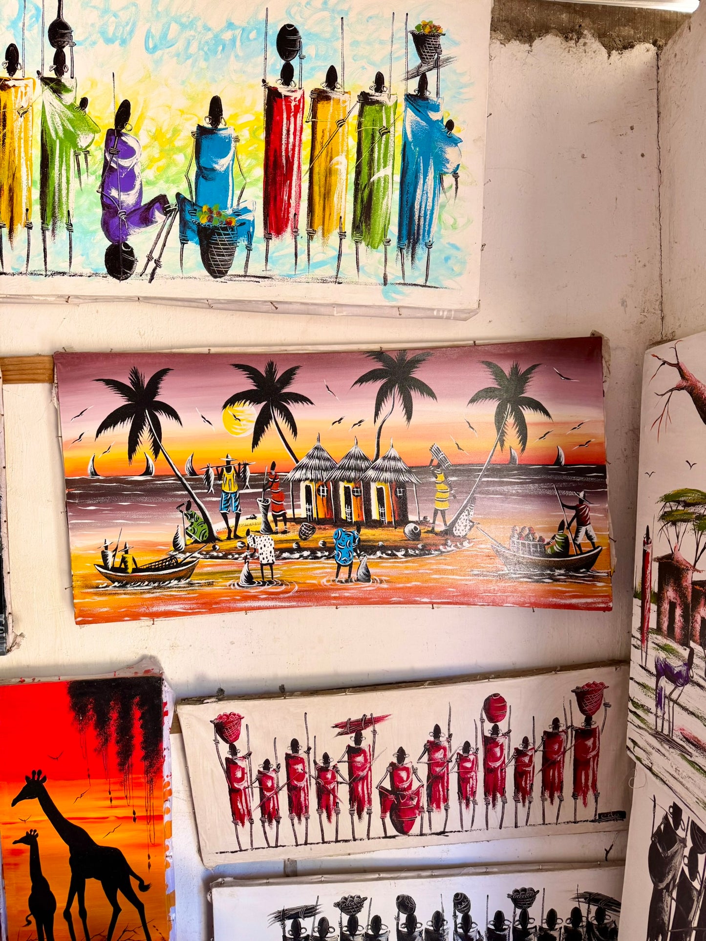 Maasai People Painting Series – Traditional African Art