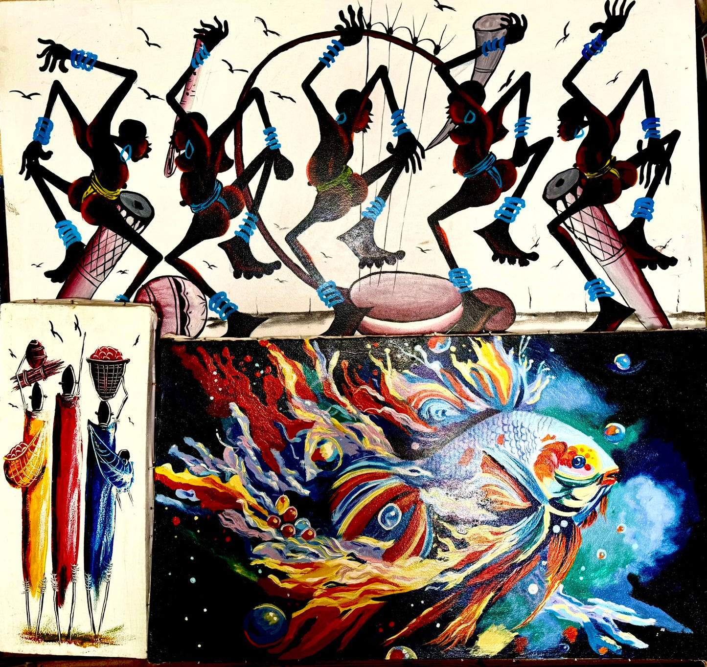 Maasai People Painting Series – Traditional African Art