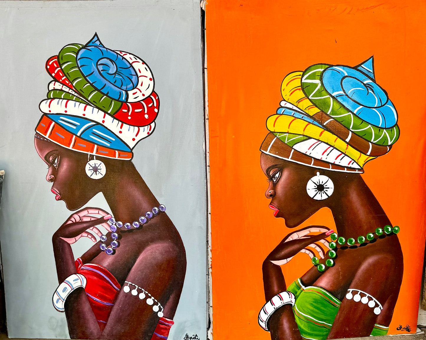Grace of the Motherland – Afrocentric Painting
