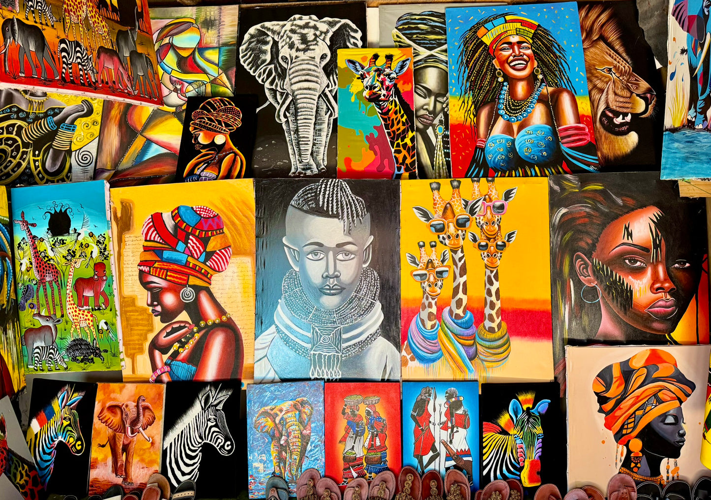 Grace of the Motherland – Afrocentric Painting