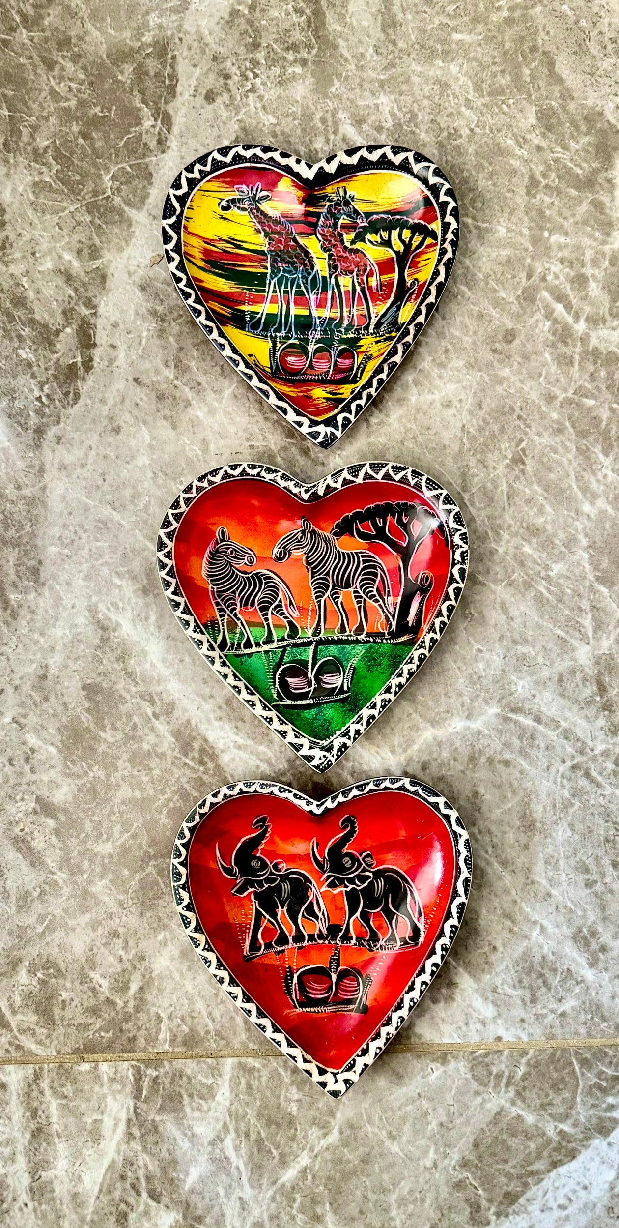 Handcrafted Heart Bowls