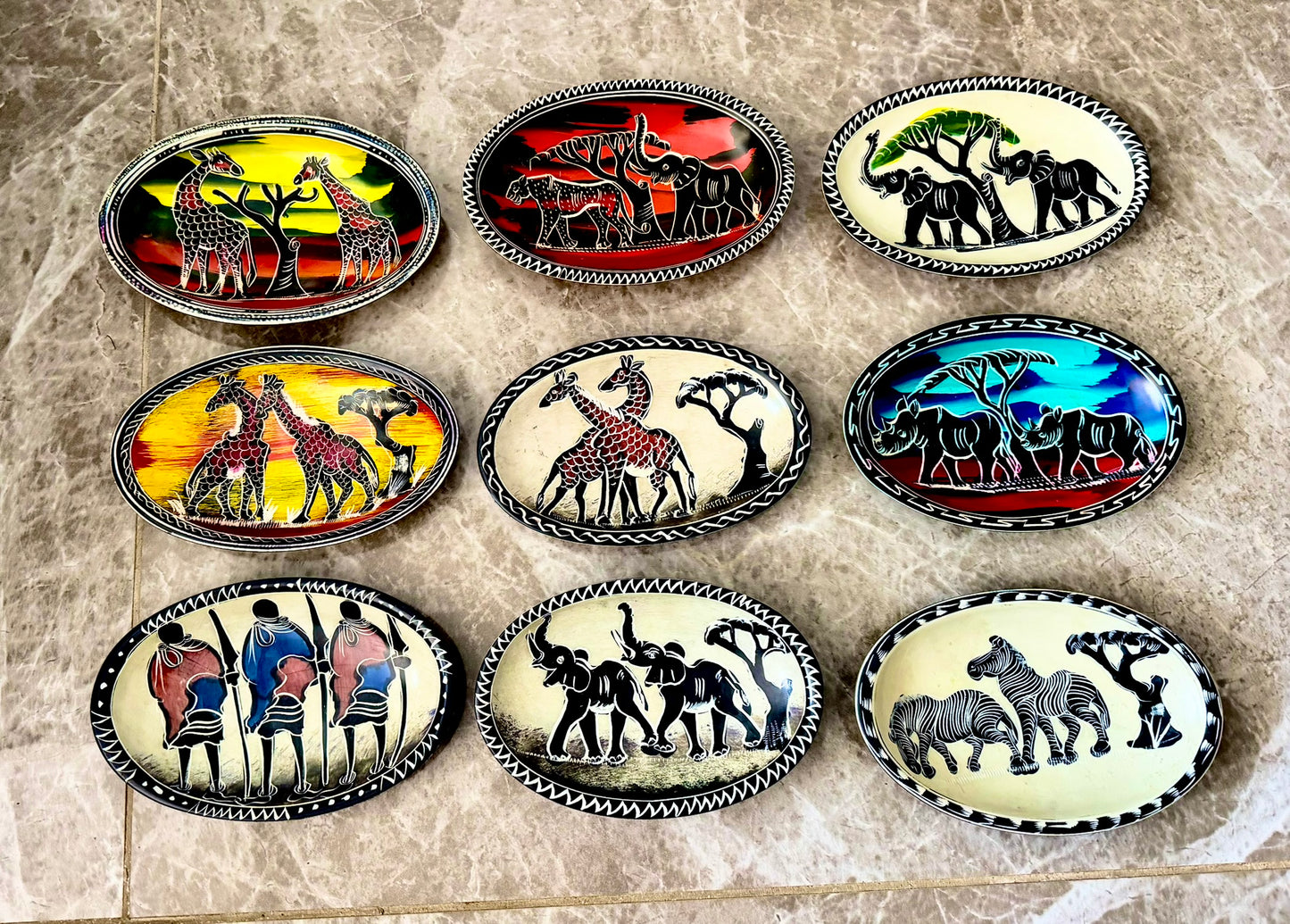 Handcrafted Oval Bowls