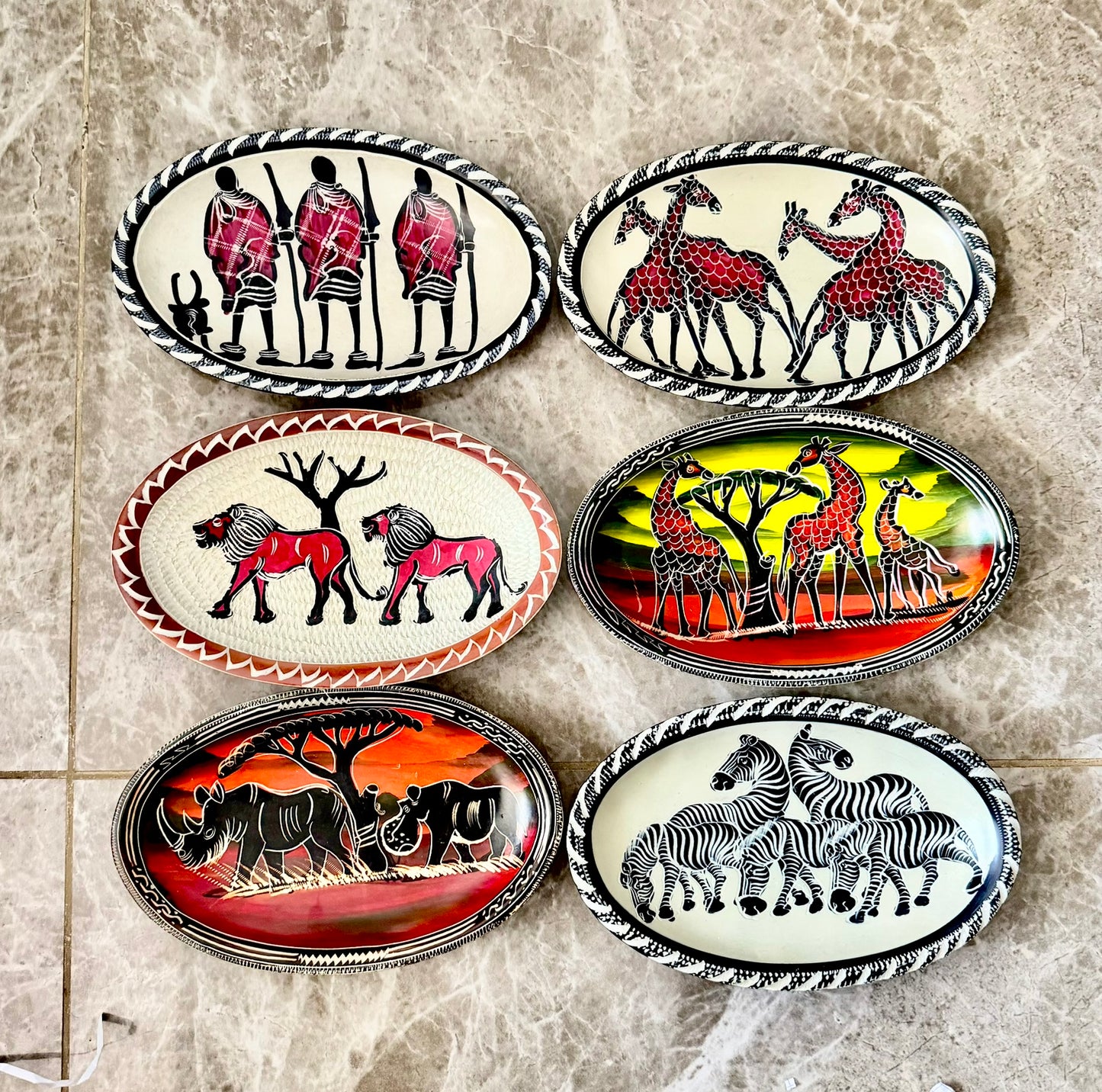 Handcrafted Oval Bowls