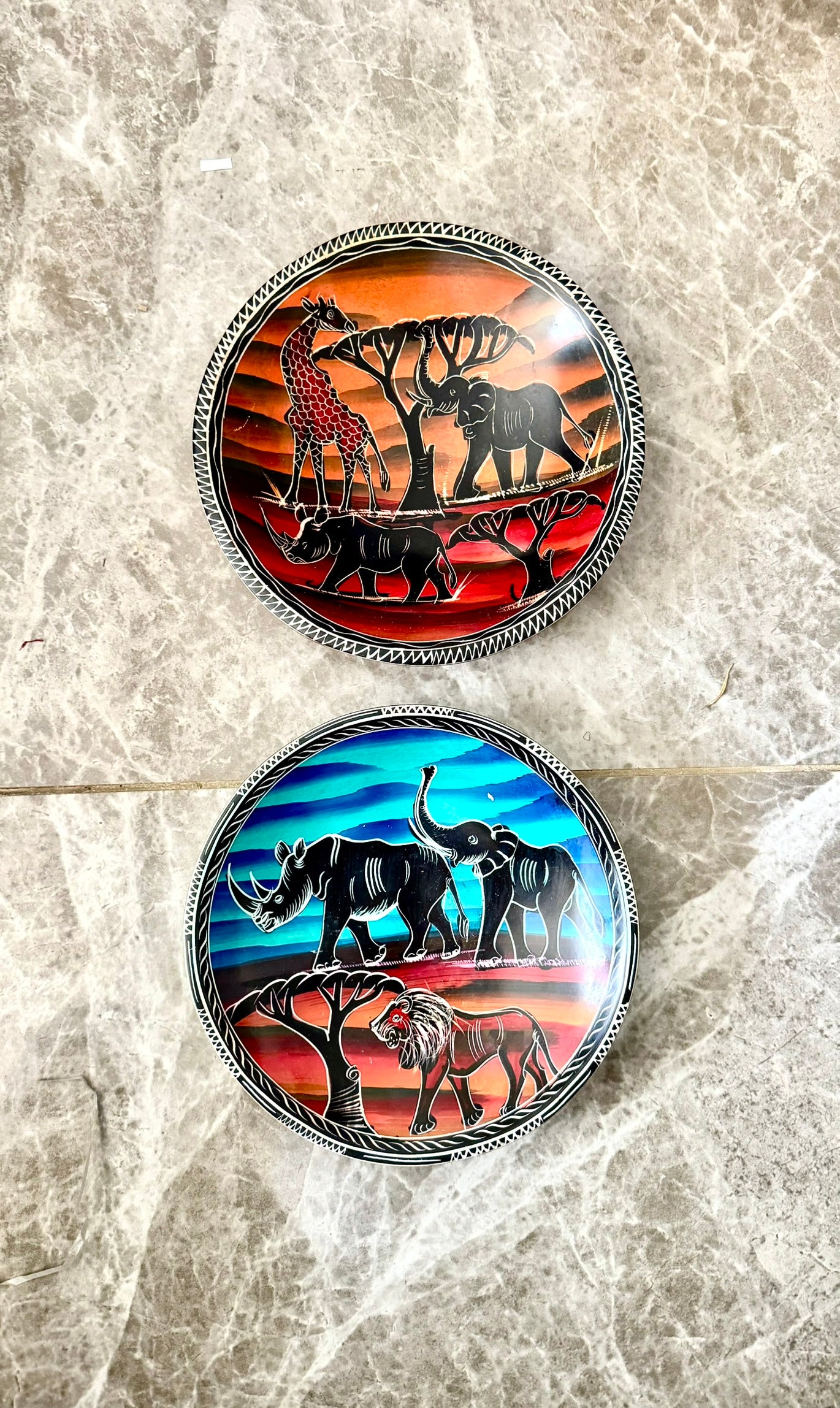 Handcrafted Round Soapstone Bowls