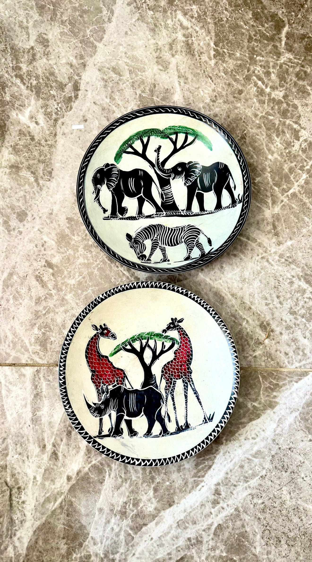 Handcrafted Round Soapstone Bowls