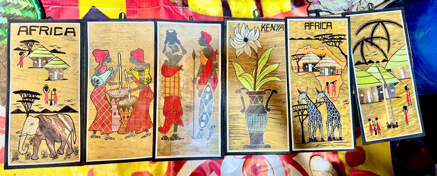 Maasai People Painting Series – Traditional African Art