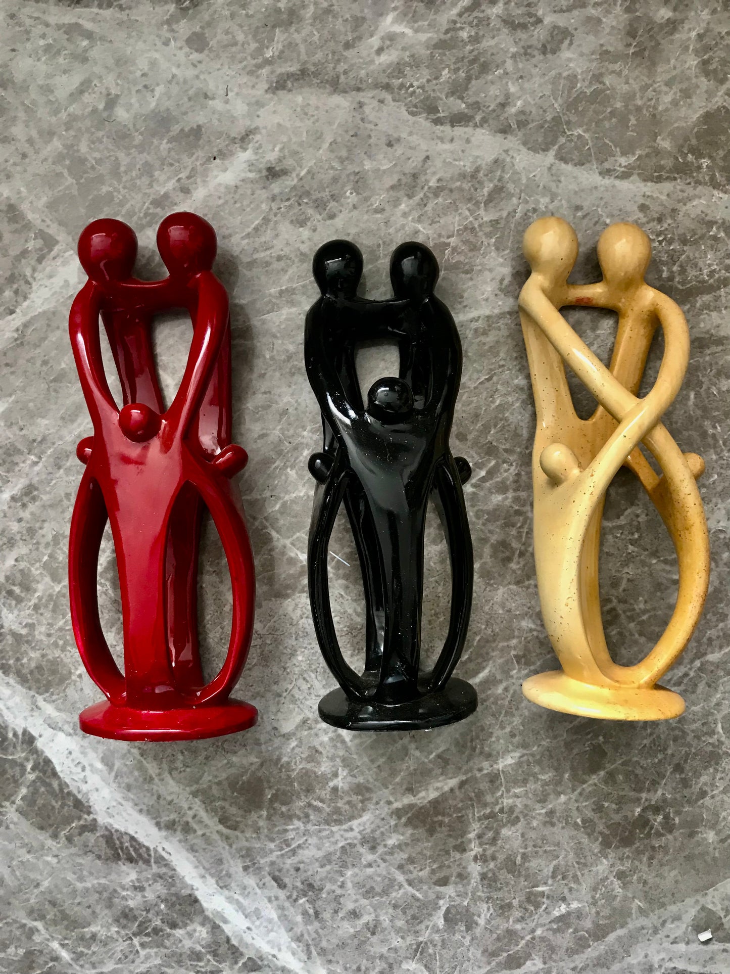 Handcrafted Family Soapstone Sculpture