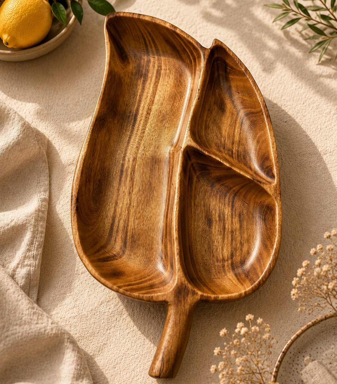 Wooden Bowl Collection, Assorted Shapes
