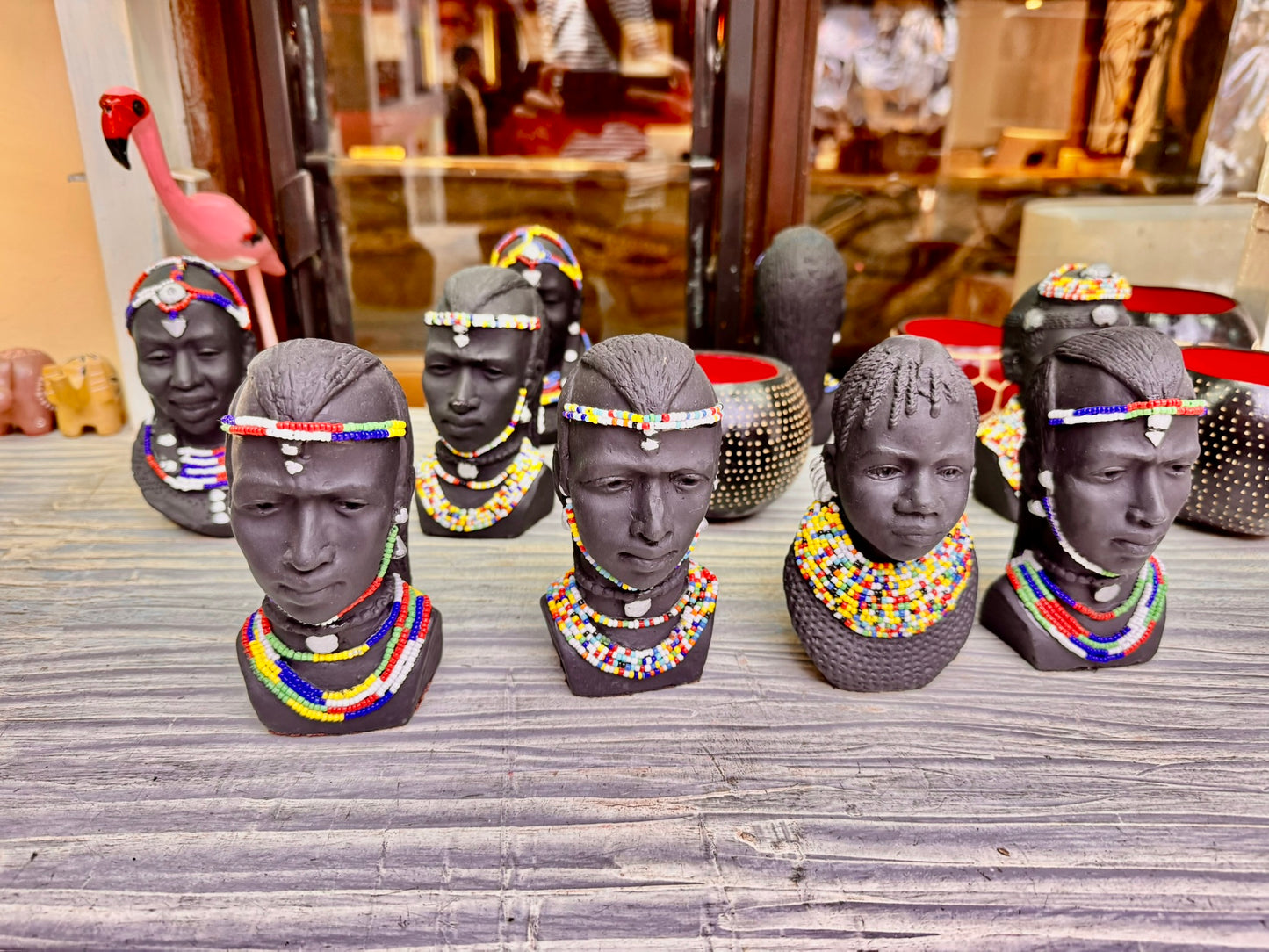 Handcrafted Clay & Beaded Figurines