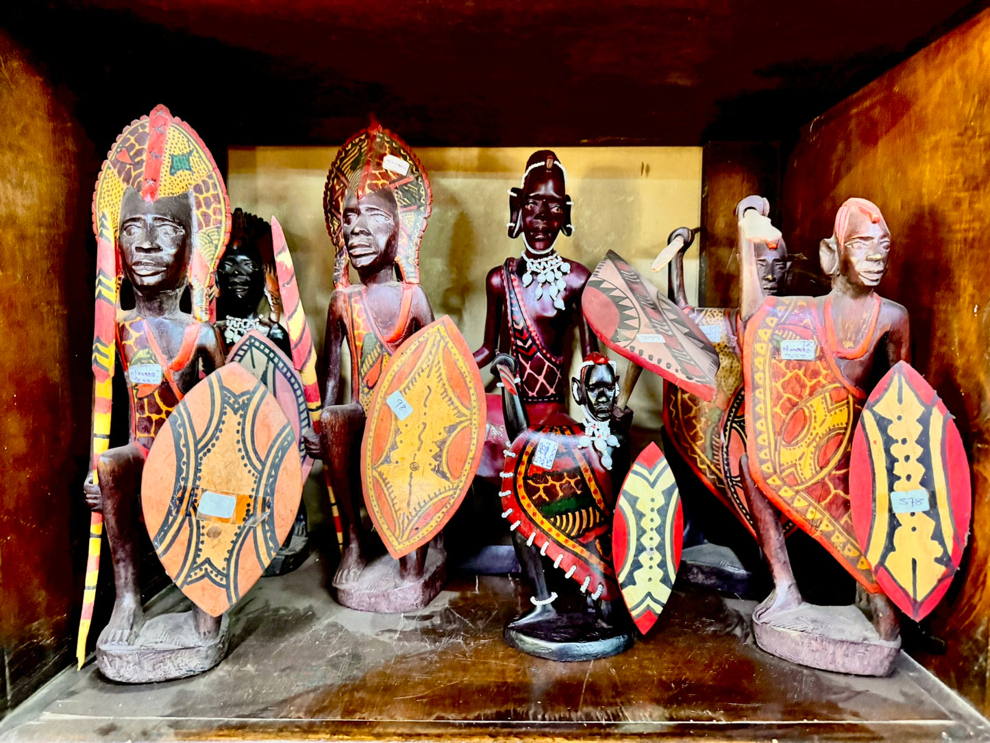 Hand-Carved Cultural Warrior Figurines(Per Piece)