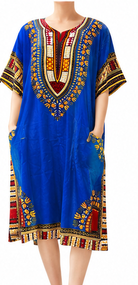 Vibrant Stylish Dashiki Dress