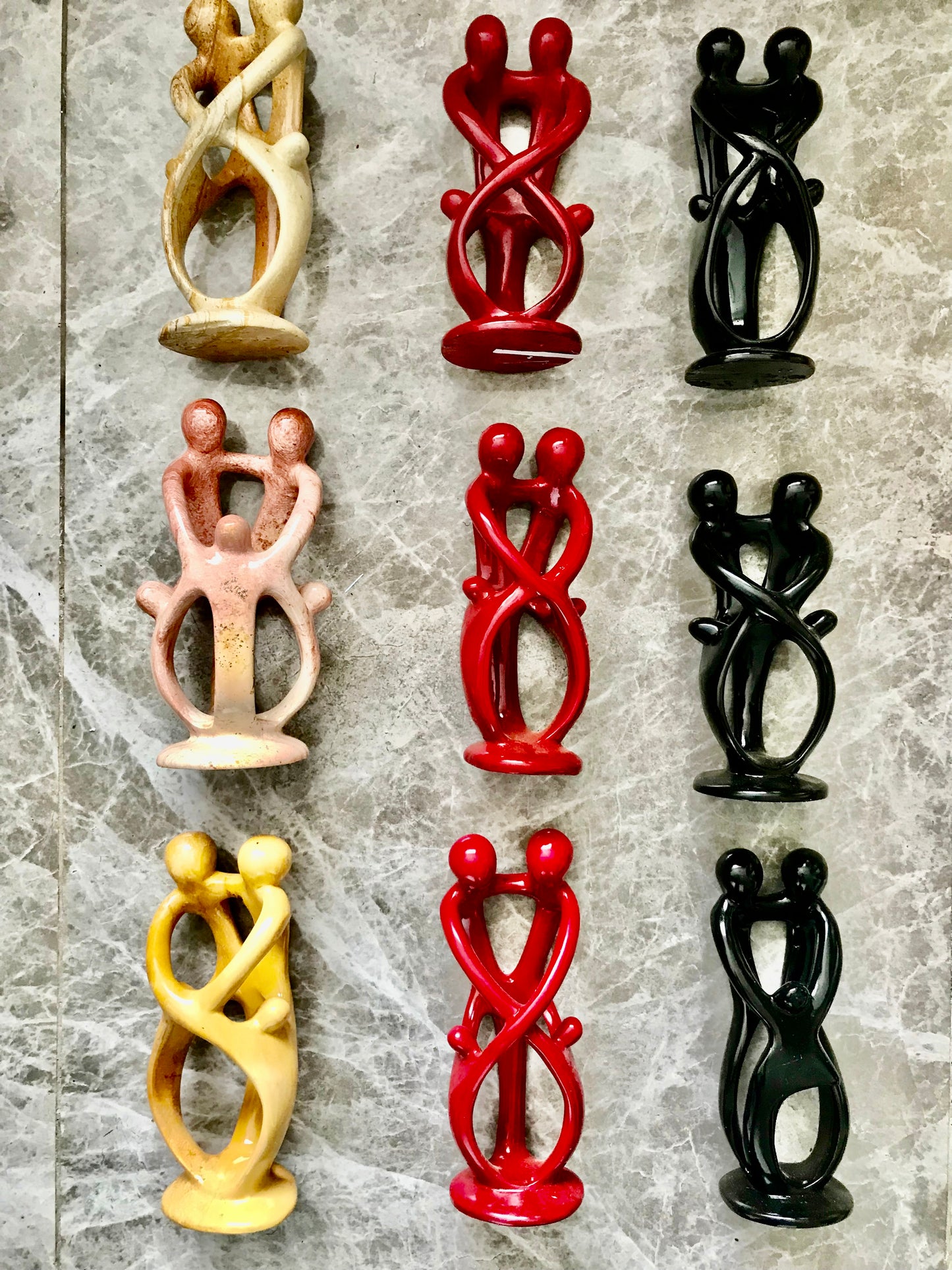 Handcrafted Family Soapstone Sculpture