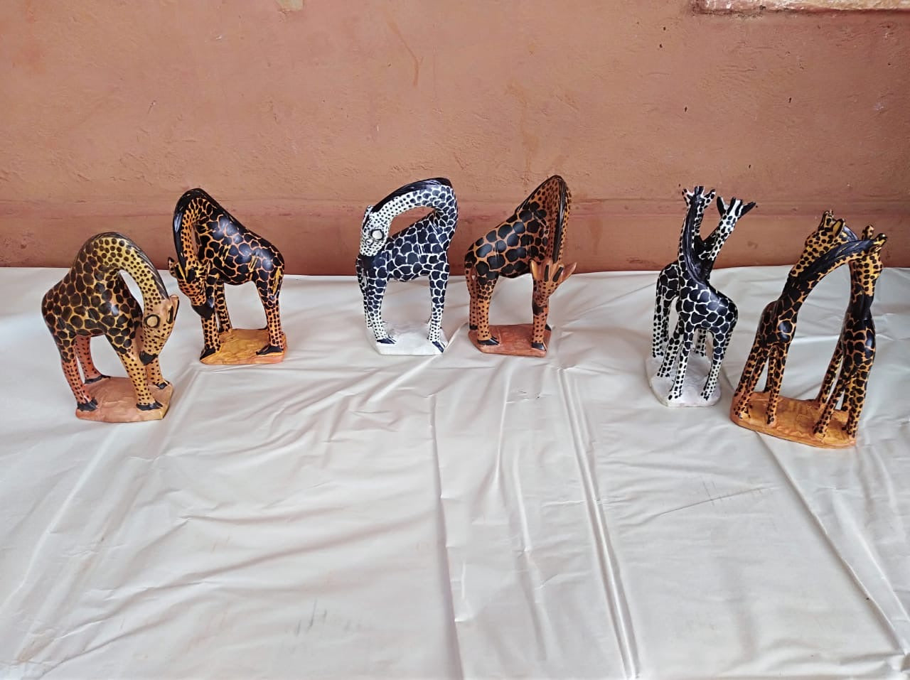 Handcrafted Giraffe Soapstone Sculpture – Price Per Size