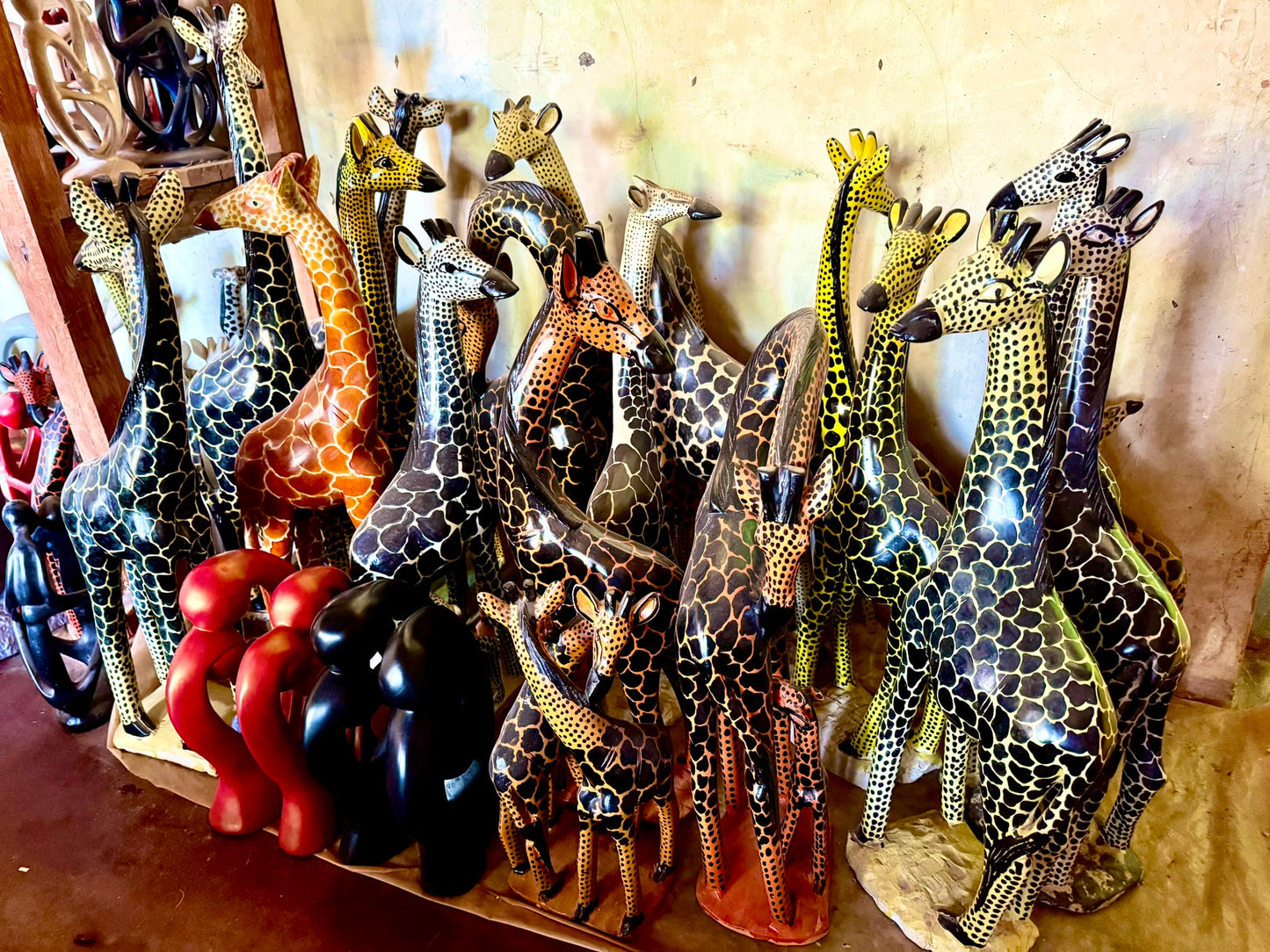 Handcrafted Giraffe Soapstone Sculpture – Price Per Size