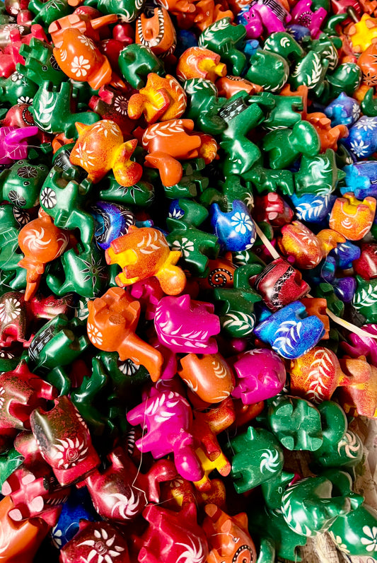 Handcrafted Colorful Animal Figurine – Sold Per Piece
